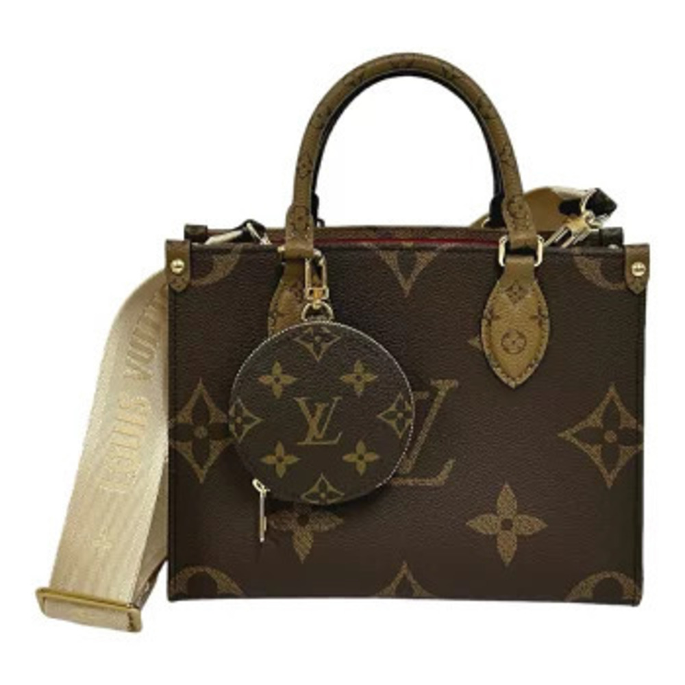 Louis Vuitton OnTheGo Monogram Reverse Brown Handbag Shoulder Bag